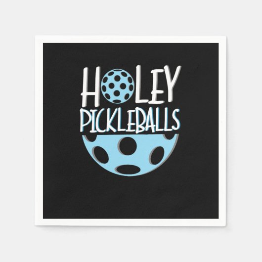 Holey Pickleball Paddle Sports Net Racquet Crossco スタンダードカクテルナプキン (正面)