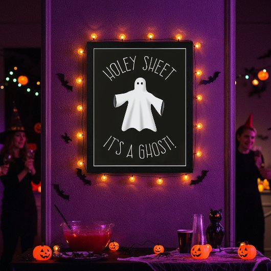 Holey Sheet幽霊- Halloween Poster ポスター