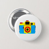 Holgaのカメラ 缶バッジ (正面&裏面)