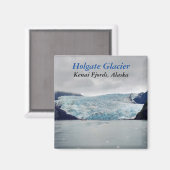 Holgate Glacier Kenai Fjordsアラスカ写真マグネット マグネット (正面/裏面)