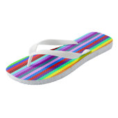 HOLIカラーストライプのパターン+アイディア ビーチサンダル (アングル)