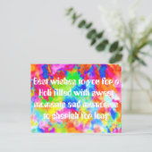 HOLIフェスティバルとアイディア ポストカード (スタンド正面)