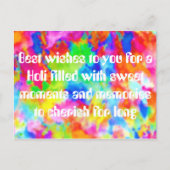 HOLIフェスティバルとアイディア ポストカード (正面)