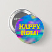 HOLIフェスティバルの色2 +あなたのアイディア 缶バッジ (正面&裏面)