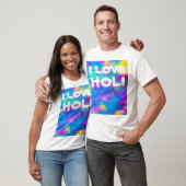 HOLIフェスティバルの色2 +あなたのアイディア Tシャツ (ユニセックス)