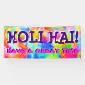 HOLIフェスティバルの色+あなたのアイディア 横断幕 (横)