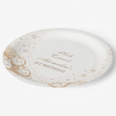 Holi Cannoli Sweet Bakery 1st Birthday ペーパープレート (アングル)