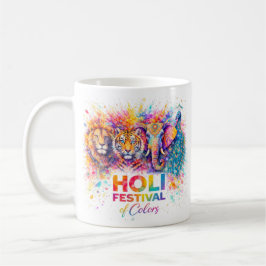 Holi Festival of Colors Wild コーヒーマグカップ