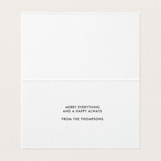 HOLI-YAY! おもしろいの原稿の金ゴールドの休日カード (内部フラット)