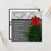 HOLIDAYカード5.25x5.25 カード (正面/裏面インサイチュ)