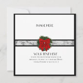 HOLIDAYカード5.25x5.25 カード (裏面)