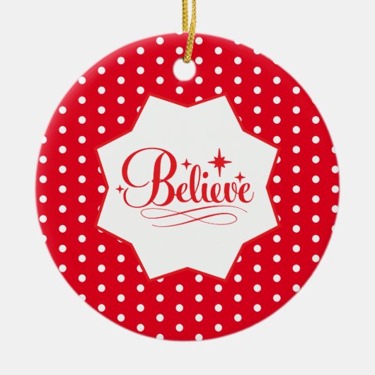 Holiday セラミックオーナメント (正面)