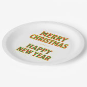 Holiday ペーパープレート (アングル)