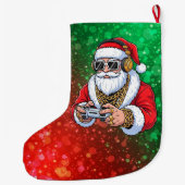Holiday ラージクリスマスストッキング (裏面)