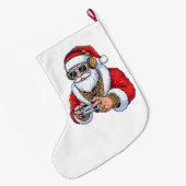 Holiday ラージクリスマスストッキング (裏面 (吊り時))