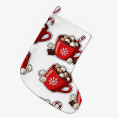 Holiday ラージクリスマスストッキング (正面 (吊り時))