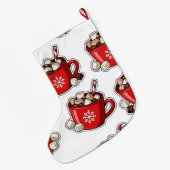 Holiday ラージクリスマスストッキング (裏面 (吊り時))