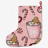 Holiday ラージクリスマスストッキング (裏面)