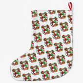 Holiday ラージクリスマスストッキング (裏面)