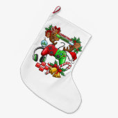 Holiday ラージクリスマスストッキング (正面 (吊り時))