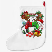 Holiday ラージクリスマスストッキング (裏面)