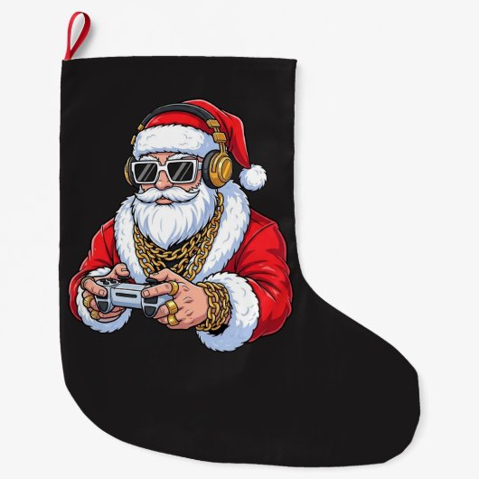 Holiday ラージクリスマスストッキング (正面)