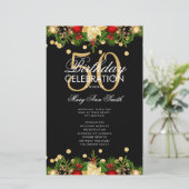 Holiday 50th Birthday Partyプログラム金ゴールド（メニュー付） (スタンド正面)