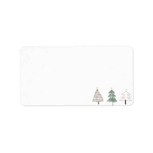 Holiday Address Labels  ラベル (正面)