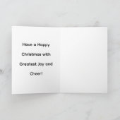 Holiday and Christmas Cheer カード (内部)