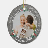 Holiday Announcement with Photo Ce セラミックオーナメント (左)