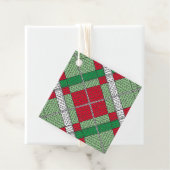 HOLIDAY ARGYLE KNIT スクエアギフトタグ フェイバータグ (インサイチュ)