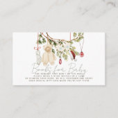 Holiday Baby Clothing Book Request エンクロージャーカード (正面)