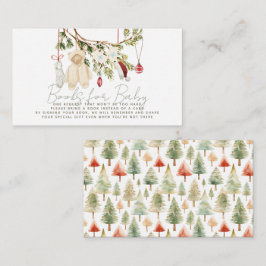 Holiday Baby Clothing Book Request エンクロージャーカード
