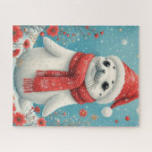 Holiday Baby Seal  ジグソーパズル (横)