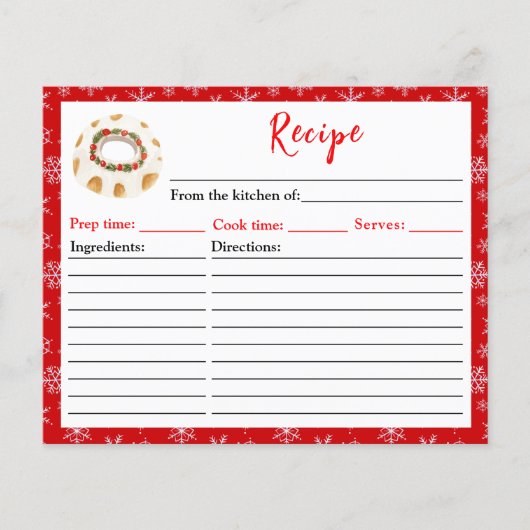 Holiday Baking Bundt Cake Recipe (正面)