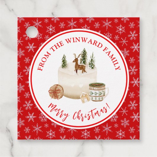 Holiday Baking Christmas Cake フェイバータグ (正面)