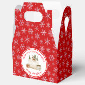 Holiday Baking Christmas Cake フェイバーボックス (見開き)