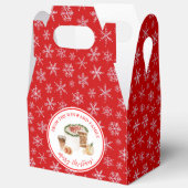 Holiday Baking Christmas Cake フェイバーボックス (見開き)