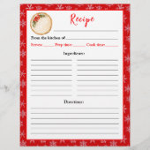 Holiday Baking Christmas Pie Recipe Page チラシ (正面)