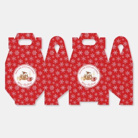 Holiday Baking Christmas Pudding フェイバーボックス (見開き)