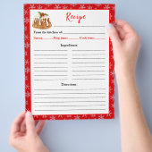 Holiday Baking Christmas Pudding Recipe Page チラシ (手)