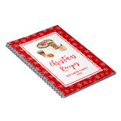 Holiday Baking Recipes Christmas Cake ノートブック (右側)