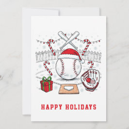 Holiday Baseball Christmas Cards シーズンカード