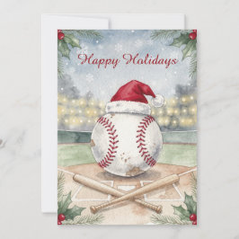 Holiday Baseball Christmas Cards シーズンカード