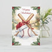 Holiday Baseball Christmas Cards シーズンカード (スタンド正面)