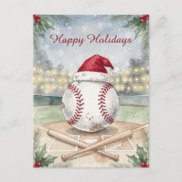 Holiday Baseball Christmas Cards シーズンポストカード
