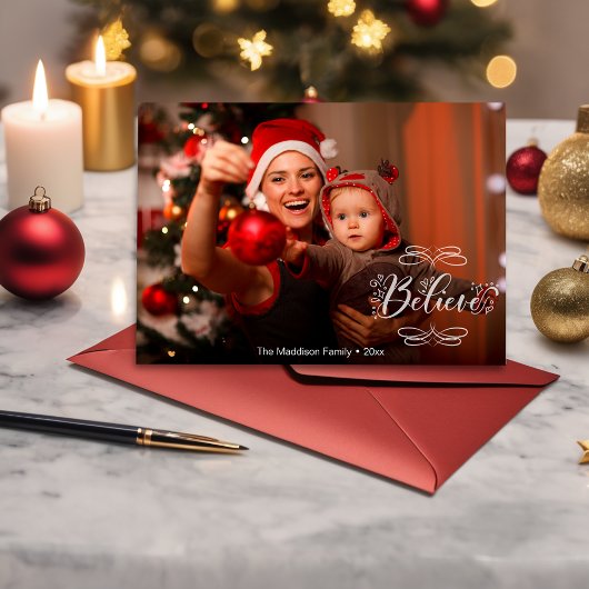 Holiday Believe Card for Christmas Cheer シーズンカード