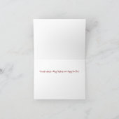 Holiday Believe Card for Christmas Cheer Folded シーズンカード (内部)