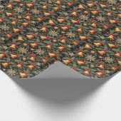 Holiday Bells, Decorative Christmas Pattern, ラッピングペーパー (角)