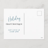 Holiday Boutique Market Postcard シーズンポストカード (裏面)